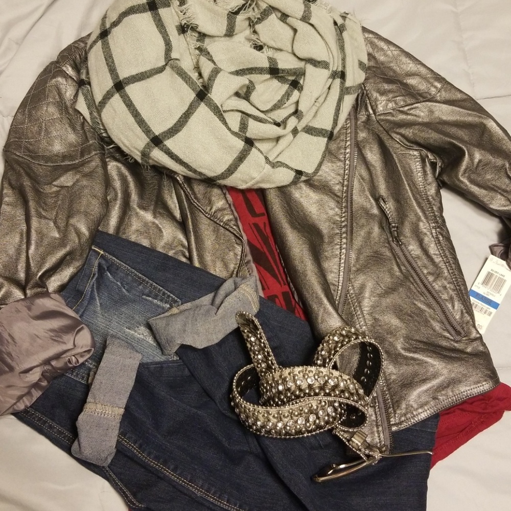 Faux Leather Jacket